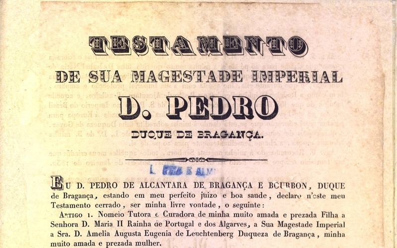 Testamento de Dom Pedro I