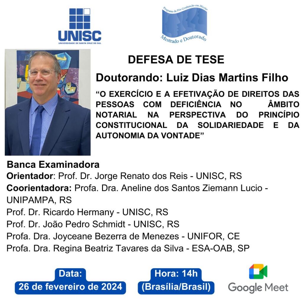 Defesa de Tese Luiz Dias Martins Filho